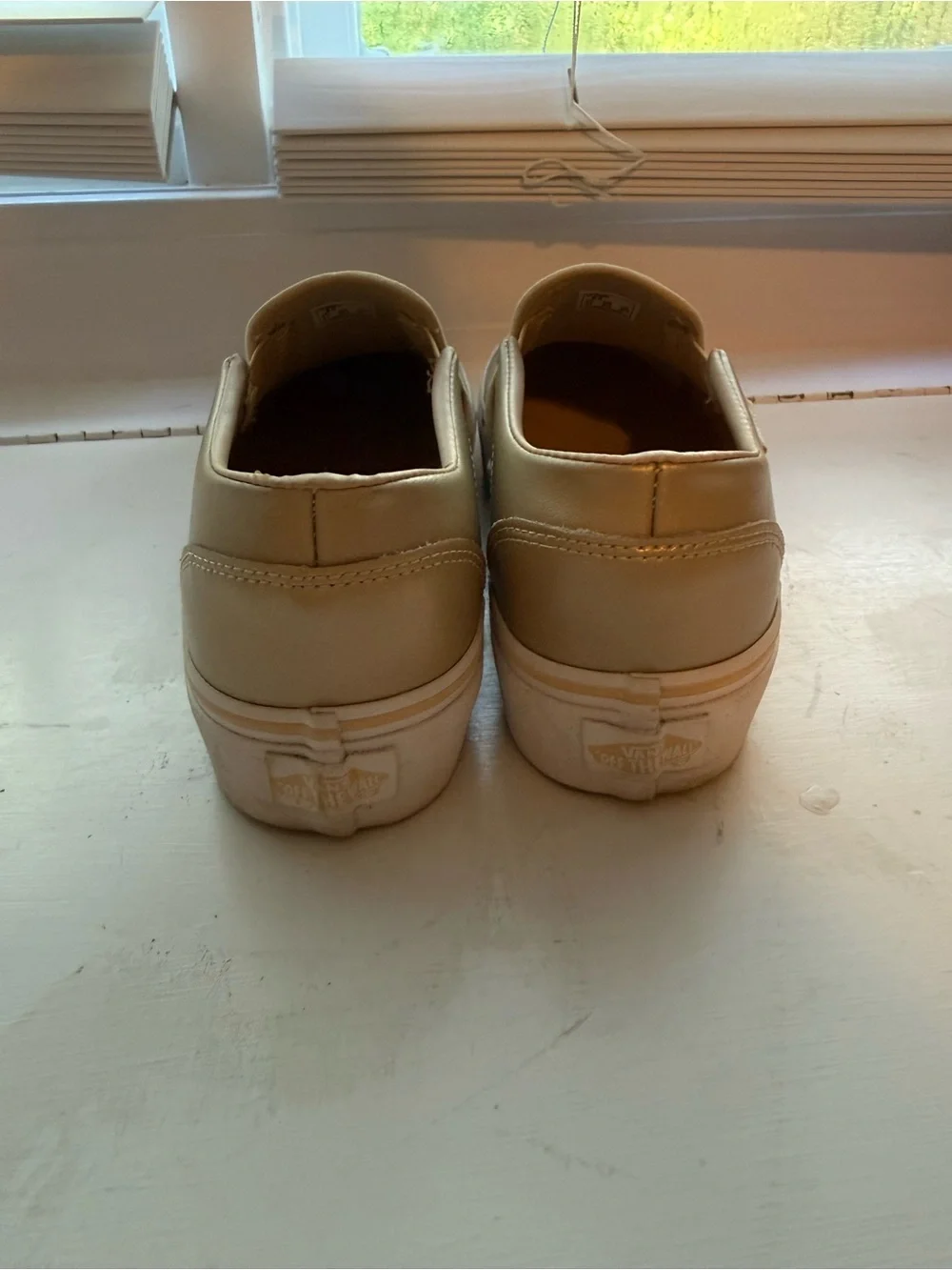 Vans slip loafers